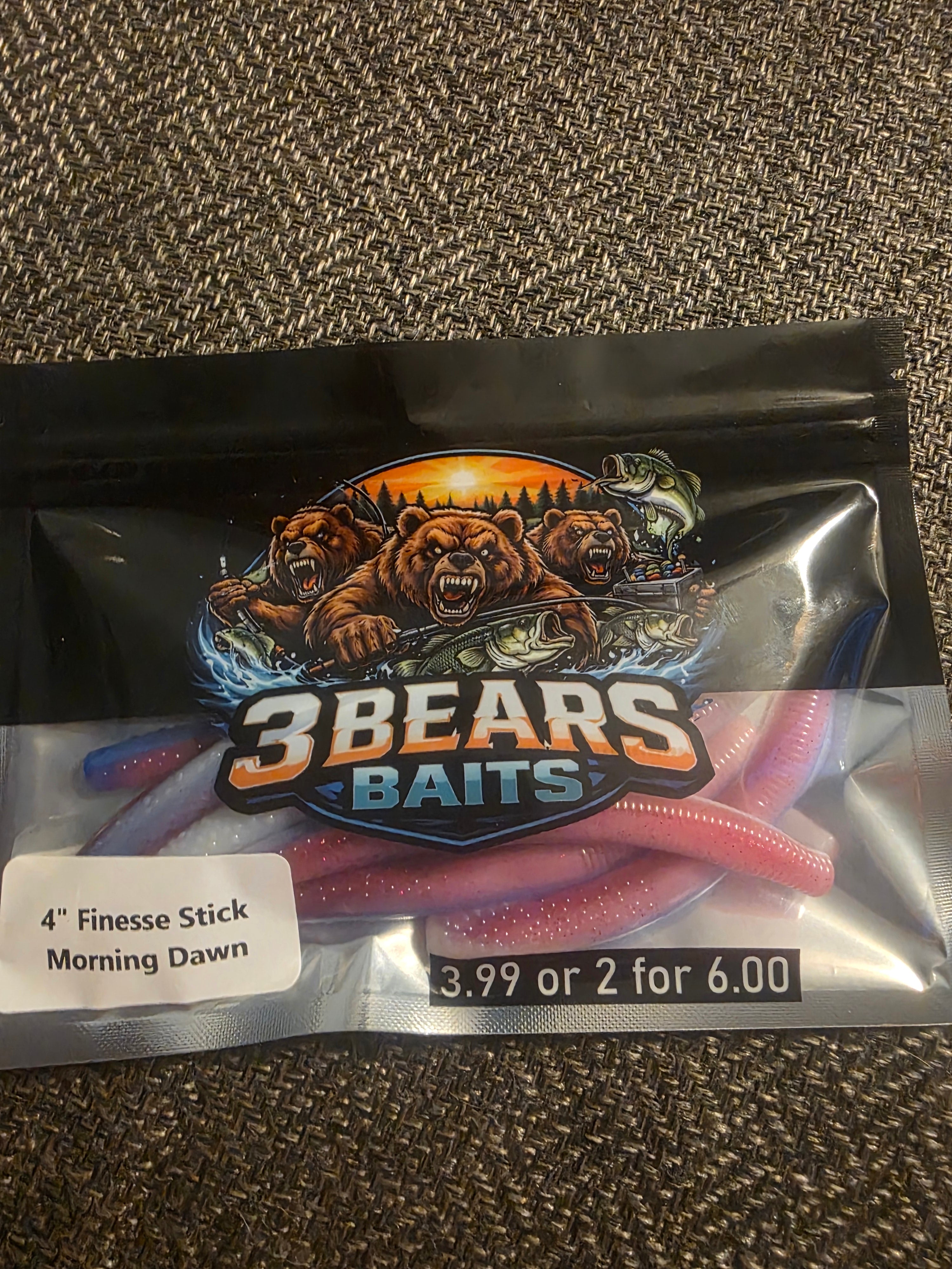 4" Finesse Stick (Morning Dawn)(10pack)